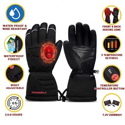 Heated Gloves Electric hand Warmer
