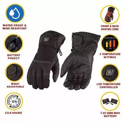 Milwaukee Leather Heated Gloves