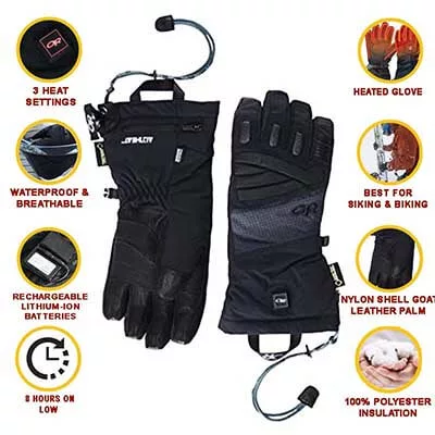 Out Research Lucent Heated Gloves