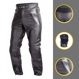 WICKED-STOCK-Mens-Motorcycle-Black-Leather-Pants-with-CE-Rated-4-Piece-Armor