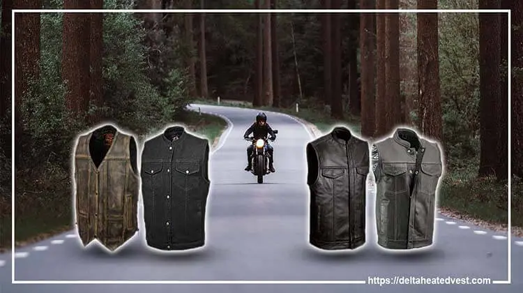 10 Best Canvas Motorcycle Vests Made With Premium Leather