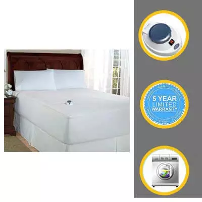 Perfect Fit Soft Heat Heated Mattress Pad