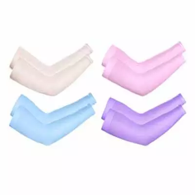 10 Pairs Cooling Sun Sleeves UV Protection Arm Sleeves Arm Cover Sleeve for Men Women
