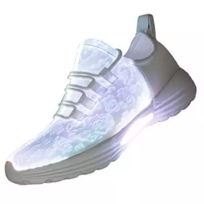 5.LXSO Fiber optic light up shoes fashion sneaker for adults