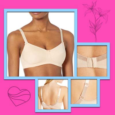 Ameona Ruth Wire Free Cotton Bra