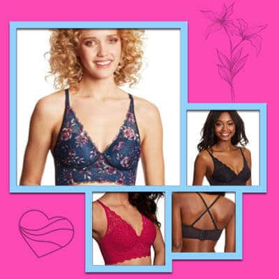 Comfort convertible bralette wire-free for small breasts