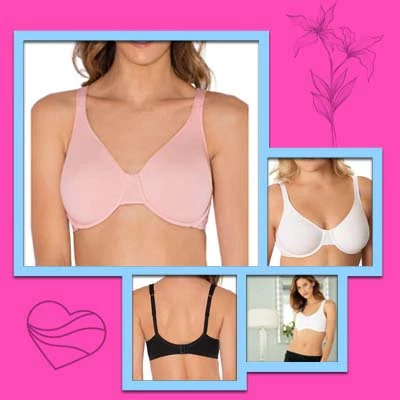 Fruit Of The Loom Cotton Bra For Sensitive Skin