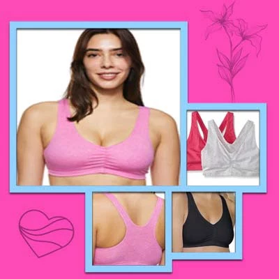Hance Comfort-Blend Flex Cotton Bra For Large Breasts