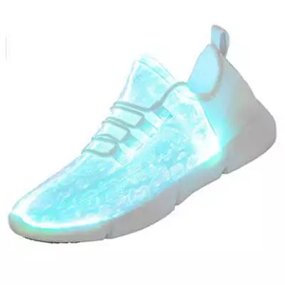 11.FIBER OPTIC  LED Skechers light-up  shoes for adults