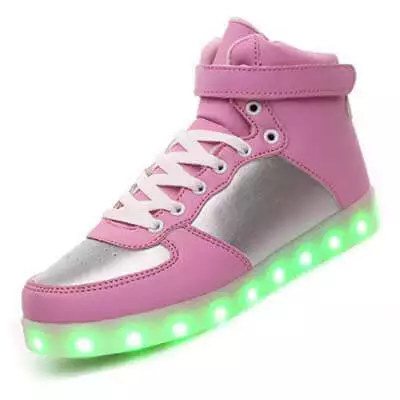 9.KALEIDO Shiny night light-up sneakers sports  shoes