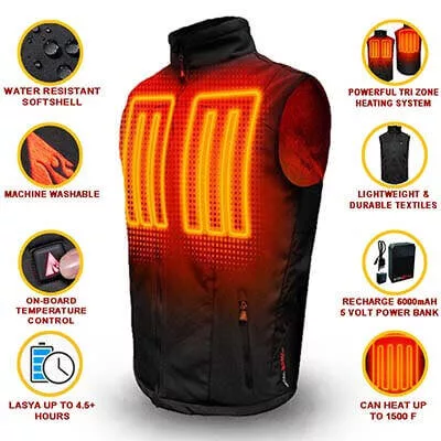 Action Men Heated Vest