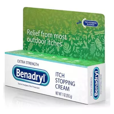 Benadryl extra strength anti-itch relief cream