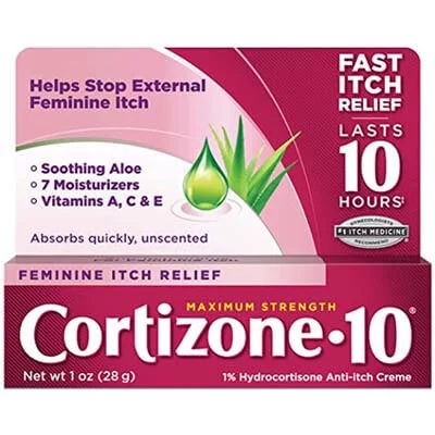 2 Cortizone 10 intensive feminine itching cream