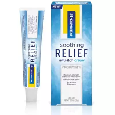 Preparation h soothing relief anti-itch cream