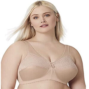 8.Glamorise full figure magic lift original wirefree support bra