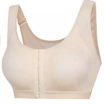Women's Post Surgery Front Closure Brassiere with Adjustable Straps