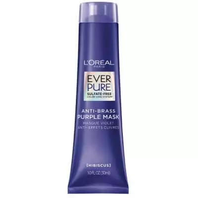 12 L'Oreal Paris EverPure Sulfate Free Brass Toning Purple Shampoo for Blonde