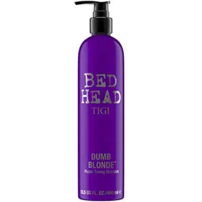 18 TIGI Bed Head Dumb Blonde Purple Toning Shampoo