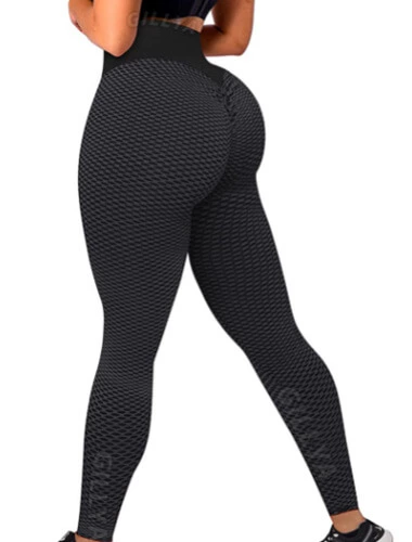 GILLYA Butt Lift Yoga Pants Seamless Ruched Butt Leggings