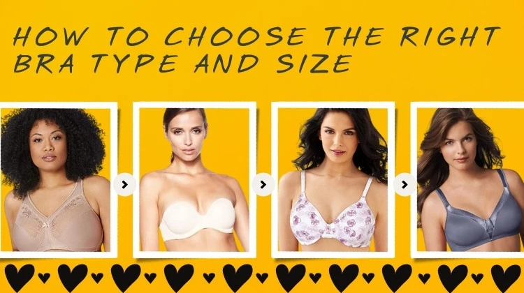 How to choose the right bra type and size for 2023
