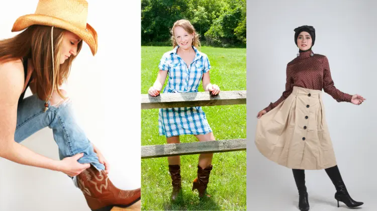 Dresses to Wear With Cowboy Boots Look Good In 2023