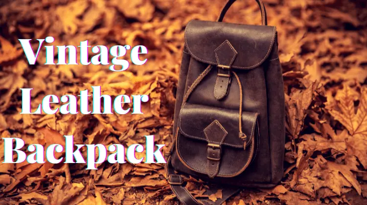 Vintage Leather Backpack