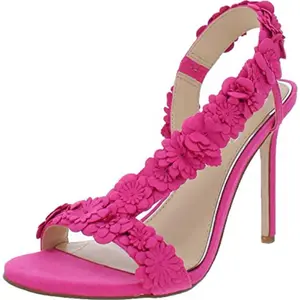 Jessica Simpson Womens Jessin Embellished Dress Sandals HOT PINK