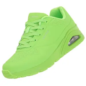 Skechers Women's UNO-Night Shades Trainers GREEN COLOR