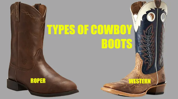 Types of cowboy boots