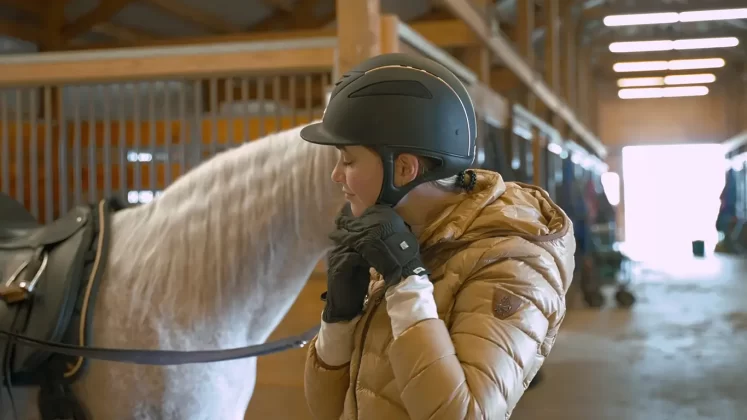 horse-riding helmets