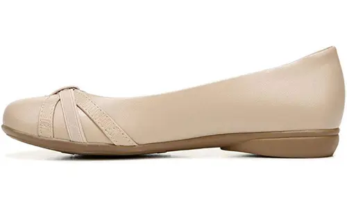 LifeStride Women's Abigail Ballet Flat nude color